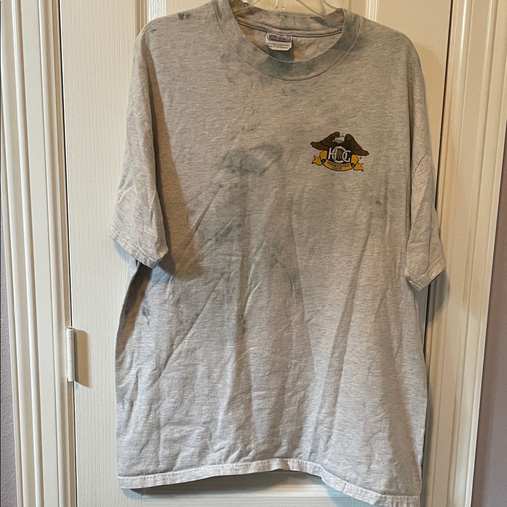 Vintage HD Gray Graphic Men's T-Shirt